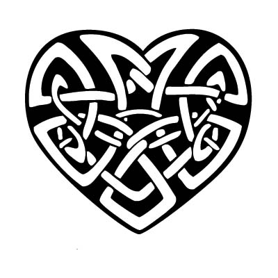 Celtic Knot And Heart On Wrist Design Water Transfer Temporary Tattoo(fake Tattoo) Stickers NO.10823